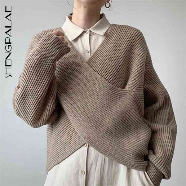 autumn long sleeve jumper knitted loose fashion pullover femme v-neck crossover design sweater female za5915 210427, White;black
autumn long sleeve jumper knitted loose fashion pullover femme v-neck crossover design sweater female za5915 210427, White;black