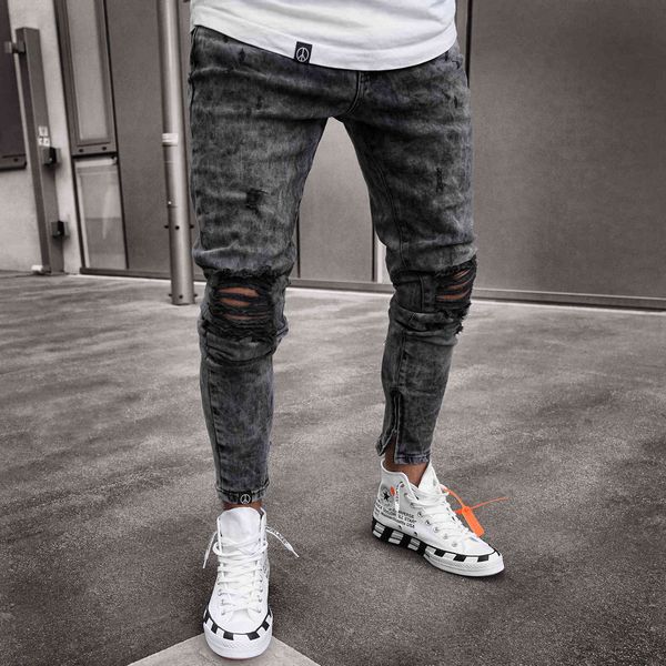 men's jeans autumn and winter ny slim snowflake style casual pants zipper decorative 8010 c04l, Blue
men's jeans autumn and winter ny slim snowflake style casual pants zipper decorative 8010 c04l, Blue