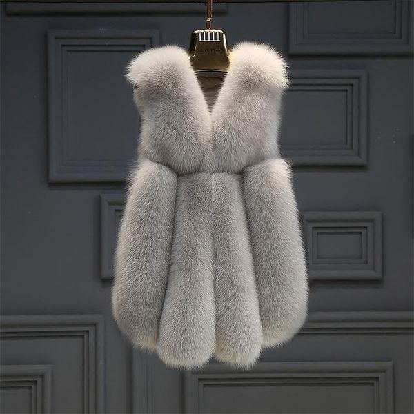 women's fur & faux women clothes autumn winter real vest coats korean vintage elegant vests fashion coat gilet femme zl527, Black
women's fur & faux women clothes autumn winter real vest coats korean vintage elegant vests fashion coat gilet femme zl527, Black