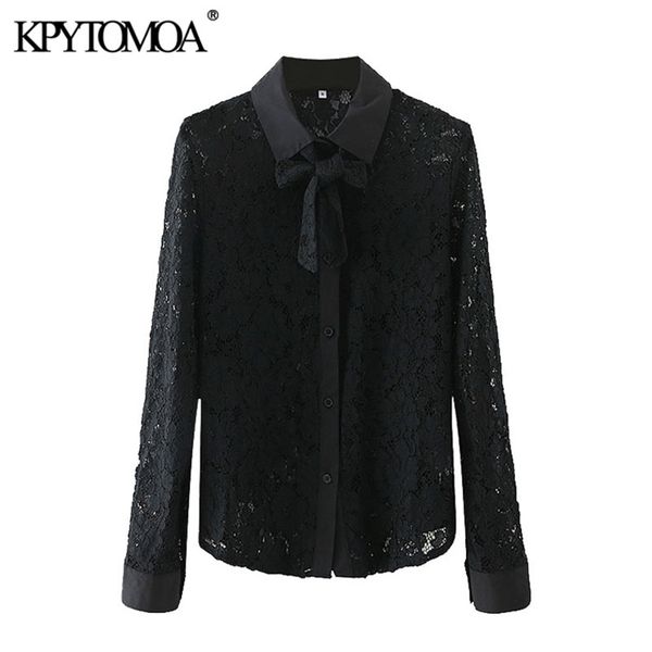 women fashion with bow tied semi-sheer lace blouse long sleeve button-up female shirts blusas chic 210420, White
women fashion with bow tied semi-sheer lace blouse long sleeve button-up female shirts blusas chic 210420, White