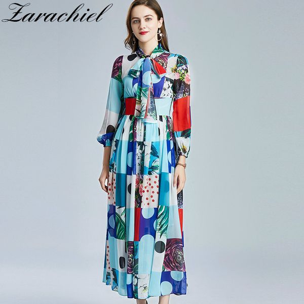 summer fashion runway maxi dress women long lantern sleeve elegant bow collar belt plaid dot flower print chiffon dresses 210416, Black;gray
summer fashion runway maxi dress women long lantern sleeve elegant bow collar belt plaid dot flower print chiffon dresses 210416, Black;gray