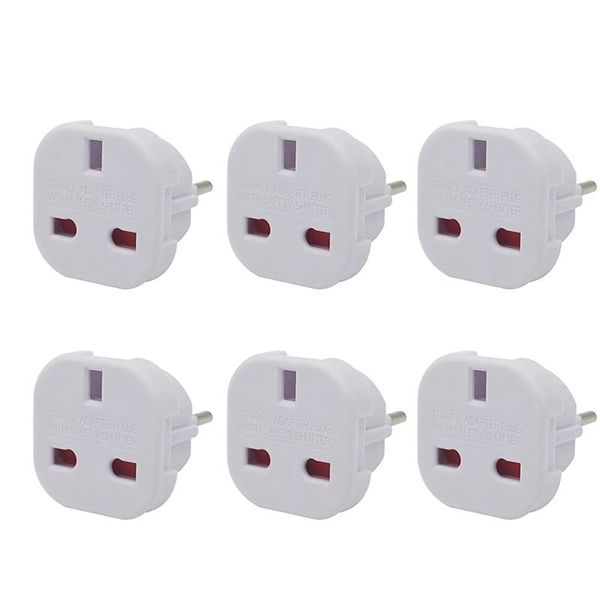 smart power plugs eu travel adapter, uk to european plug europe converter type c, e, f for netherlands, turkey(pack6)
smart power plugs eu travel adapter, uk to european plug europe converter type c, e, f for netherlands, turkey(pack6)