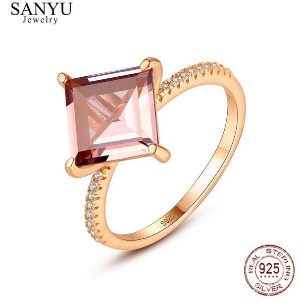 cluster rings sanyu 925 sterling silver square z for women party wedding luxury cz pink gemstone rose gold plated fine jewelry gifts, Golden;silver
cluster rings sanyu 925 sterling silver square z for women party wedding luxury cz pink gemstone rose gold plated fine jewelry gifts, Golden;silver