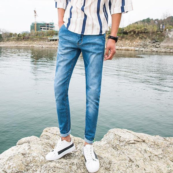 brand 2021 men's elastic jeans fashion slim skinny casual pants trousers jean male green black blue
brand 2021 men's elastic jeans fashion slim skinny casual pants trousers jean male green black blue