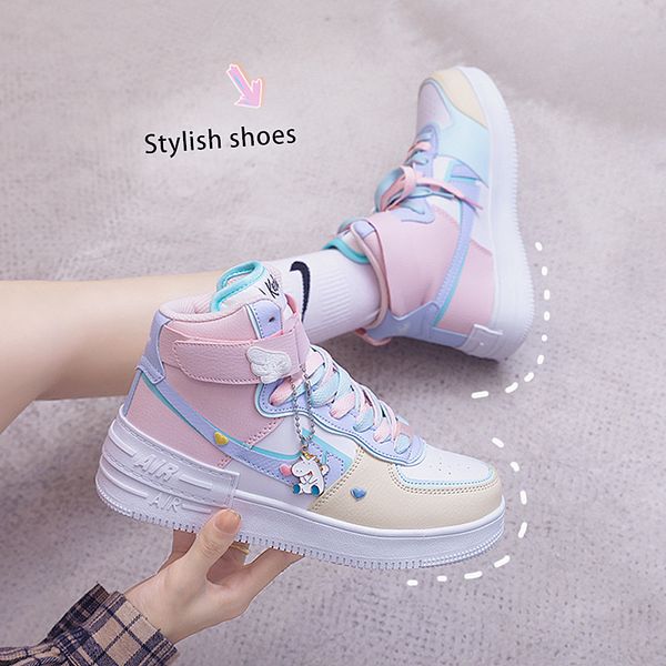 high-mandarin duck sneakers womens autumn versatile korean style ulzzang sneakers macaron soft girl casual shoes, Black
high-mandarin duck sneakers womens autumn versatile korean style ulzzang sneakers macaron soft girl casual shoes, Black