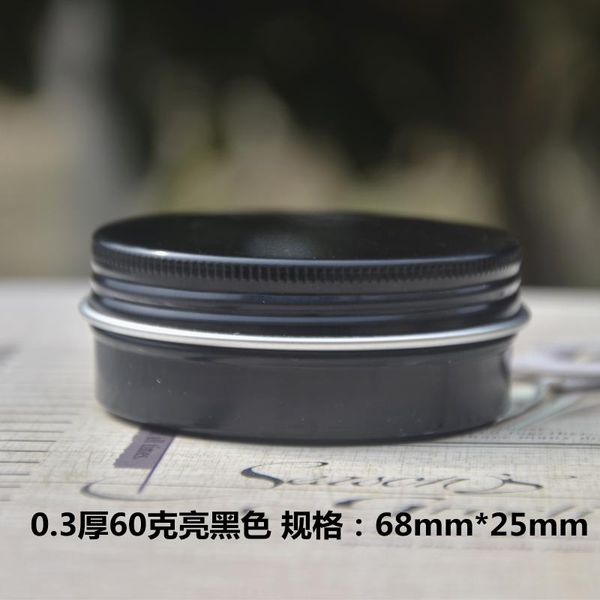 storage bottles & jars 60ml/g shiny black round cosmetic cream metal tin pot, lip aluminum case,screw thread jar candle
storage bottles & jars 60ml/g shiny black round cosmetic cream metal tin pot, lip aluminum case,screw thread jar candle