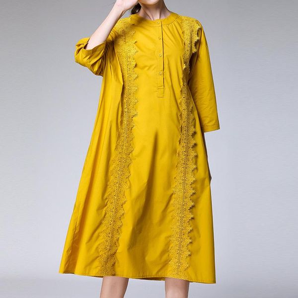 cute summer party large women's spring dress loose half open collar lace shirt casual dresses, Black;gray
cute summer party large women's spring dress loose half open collar lace shirt casual dresses, Black;gray