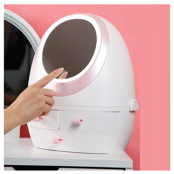 storage boxes & bins led cosmetic box hd mirror makeup organizer detachable deskprotable creative beauty drop
storage boxes & bins led cosmetic box hd mirror makeup organizer detachable deskprotable creative beauty drop