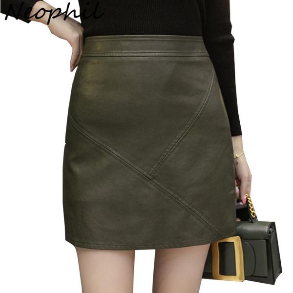 skirts neophil 2021 winter pu faux leather mini skirt high waist tutu saia lapis womens vintage black pencil wrap short s1808
skirts neophil 2021 winter pu faux leather mini skirt high waist tutu saia lapis womens vintage black pencil wrap short s1808