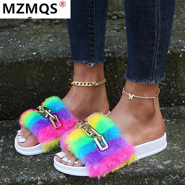slippers summer casual for outer wear, thick-soled color-blocking furry women's chain-shaped sandals and women, Black
slippers summer casual for outer wear, thick-soled color-blocking furry women's chain-shaped sandals and women, Black
