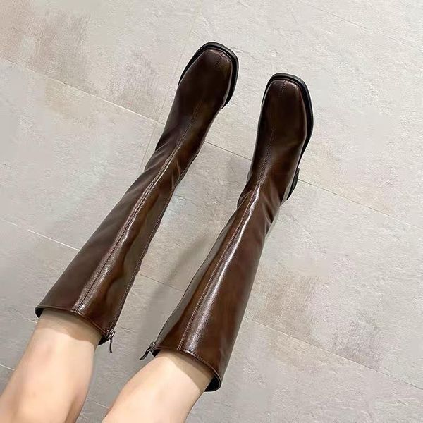 boots med heel zipper women's shoes platform luxury designer winter footwear boots-women clogs fashion ladies 2021 pointy over-t, Black
boots med heel zipper women's shoes platform luxury designer winter footwear boots-women clogs fashion ladies 2021 pointy over-t, Black