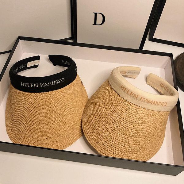 wide brim hats summer woman sun anti-uv female outdoor visor caps hand made straw cap casual shade hat empty beach, Blue;gray 
wide brim hats summer woman sun anti-uv female outdoor visor caps hand made straw cap casual shade hat empty beach, Blue;gray