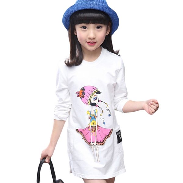long t-shirts for girls autumn clothing teen spring teenage clothes 6 8 10 12 14 year 210528, Blue 
long t-shirts for girls autumn clothing teen spring teenage clothes 6 8 10 12 14 year 210528, Blue