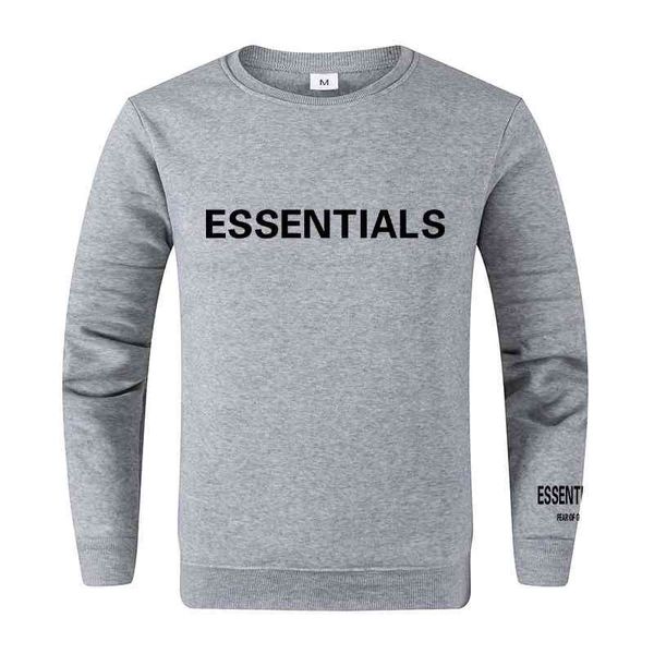 new feel of god fog essentials double line letter round neck long sleeve sweater men's loose trend, Black
new feel of god fog essentials double line letter round neck long sleeve sweater men's loose trend, Black