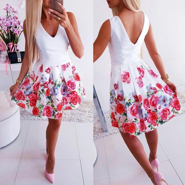 casual dresses womens summer elegant flower printing sleeveless a-line dress comfort v neck high waist for evening party short, Black;gray
casual dresses womens summer elegant flower printing sleeveless a-line dress comfort v neck high waist for evening party short, Black;gray