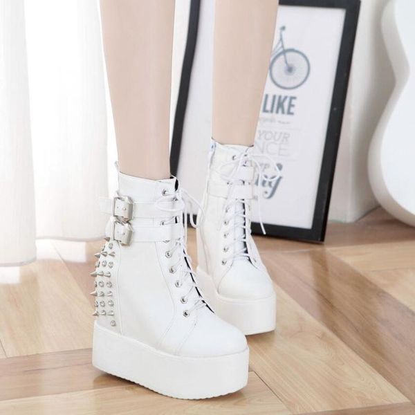 boots brand design fashion ins cool gothic cosplay chunky platform wedges shoes ankle women demonias, Black
boots brand design fashion ins cool gothic cosplay chunky platform wedges shoes ankle women demonias, Black