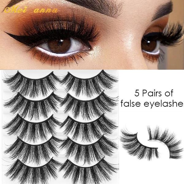 false eyelashes meianna 5 pairs 3d faux mink hair soft fluffy wispy long thick lashes handmade eye lash makeup extension tools
false eyelashes meianna 5 pairs 3d faux mink hair soft fluffy wispy long thick lashes handmade eye lash makeup extension tools