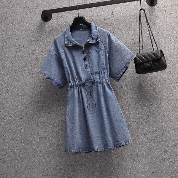 casual dresses dress denim summer large women's tjql, Black;gray