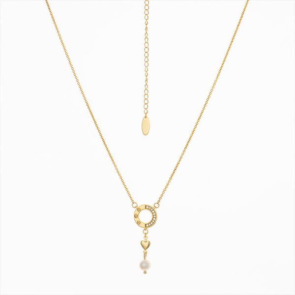 women's pure copper necklace versatile pearl shape gold plated pendant simple accessories, Silver
women's pure copper necklace versatile pearl shape gold plated pendant simple accessories, Silver