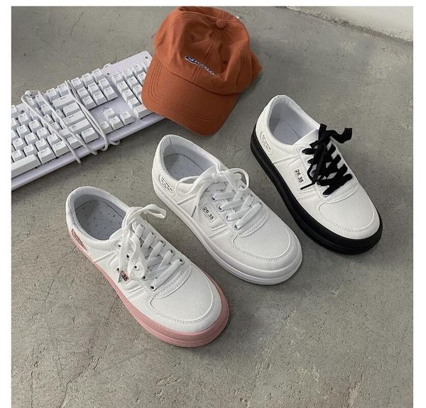 spring summer womens white shoes round toe low thick bottom college style casual flats shoes, Black
spring summer womens white shoes round toe low thick bottom college style casual flats shoes, Black