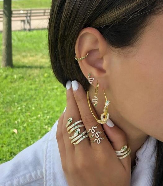 arrived 925 sterling silver snake climber earring for women cute animal cz paved gold filled vermeil jewelry stud, Golden;silver
arrived 925 sterling silver snake climber earring for women cute animal cz paved gold filled vermeil jewelry stud, Golden;silver