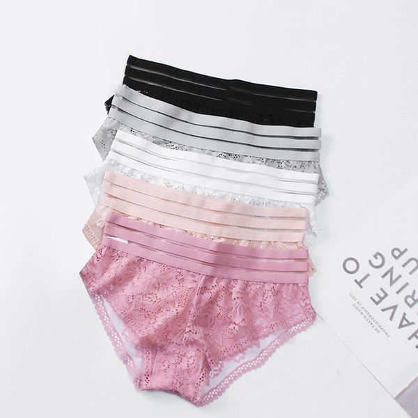women's panties 2pcs underwear lace low waist women hollow underpants female solid color briefs undies breathable lingerie, Black;pink
women's panties 2pcs underwear lace low waist women hollow underpants female solid color briefs undies breathable lingerie, Black;pink