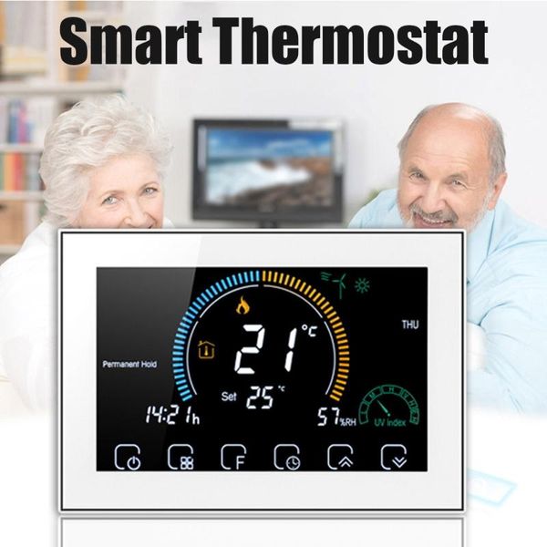 smart home control thermostat wifi programmable temperature controller 4.8'' lcd touch screen water gas boiler heating thermoregul
smart home control thermostat wifi programmable temperature controller 4.8'' lcd touch screen water gas boiler heating thermoregul