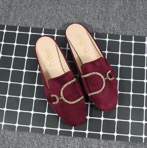 slippers spring autumn flat women slip on half shoes loafers mules flip flops fashion summer slides plus size 31-44, Black
slippers spring autumn flat women slip on half shoes loafers mules flip flops fashion summer slides plus size 31-44, Black