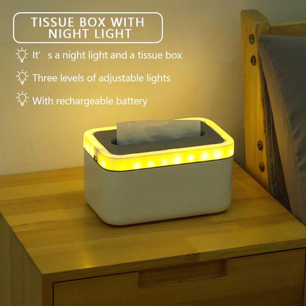 tissue boxes & napkins led night light napkin box holder abs kitchen storage organizer household waterproof table luminous touch
tissue boxes & napkins led night light napkin box holder abs kitchen storage organizer household waterproof table luminous touch