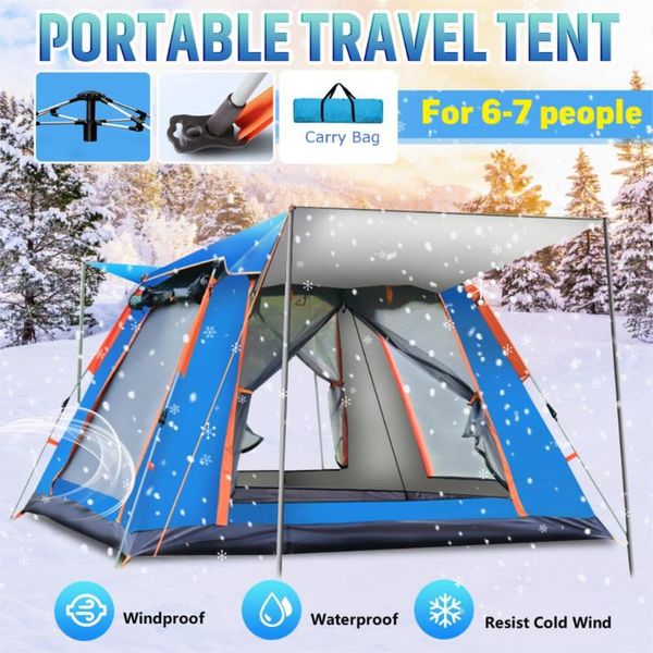 outdoor portable beach tent camouflage camping for 6 to 8 person double layer polyester fabric tents carry bag travel and shelters
outdoor portable beach tent camouflage camping for 6 to 8 person double layer polyester fabric tents carry bag travel and shelters