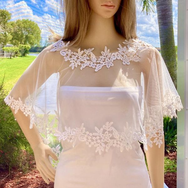 wraps & jackets fshion lace appliques crystal wedding boleros bridal cape white ivory party accessories shawl bride shrug
wraps & jackets fshion lace appliques crystal wedding boleros bridal cape white ivory party accessories shawl bride shrug