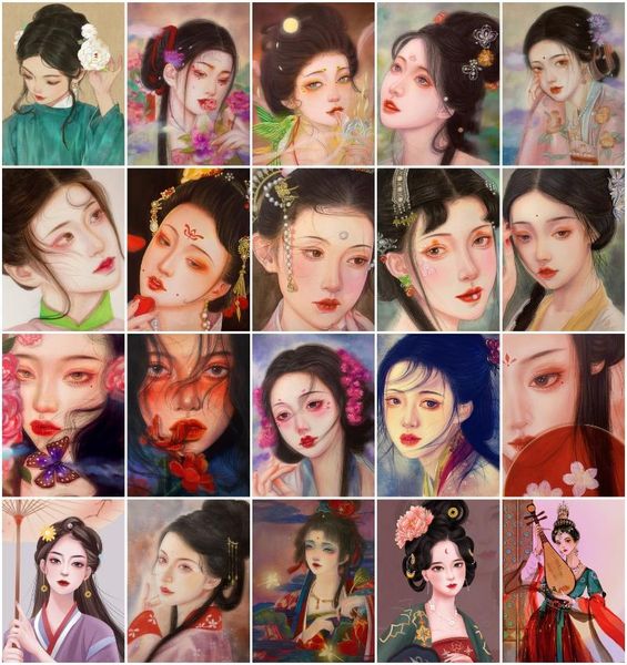paintings azqsd coloring by number girl woman acrylic paint hand kit on canvas painting numbers portrait handmade wall decor gift
paintings azqsd coloring by number girl woman acrylic paint hand kit on canvas painting numbers portrait handmade wall decor gift