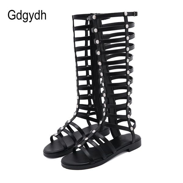 gdgydh summer gladiator sandals women knee leather strappy open toe hollow out roman style black
gdgydh summer gladiator sandals women knee leather strappy open toe hollow out roman style black