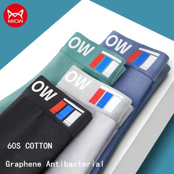 underpants miiow 4pcs men's underwear 60s cotton graphene boxers shorts men antibacterial breather panties man boxershorts drop, Black;white
underpants miiow 4pcs men's underwear 60s cotton graphene boxers shorts men antibacterial breather panties man boxershorts drop, Black;white