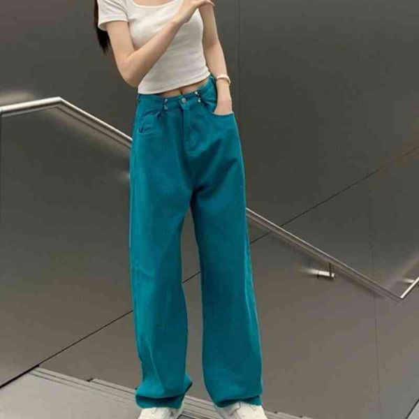 women's jeans wide leg loose jeans, large smooth color, super elastic, high waist, y2k, Blue
women's jeans wide leg loose jeans, large smooth color, super elastic, high waist, y2k, Blue
