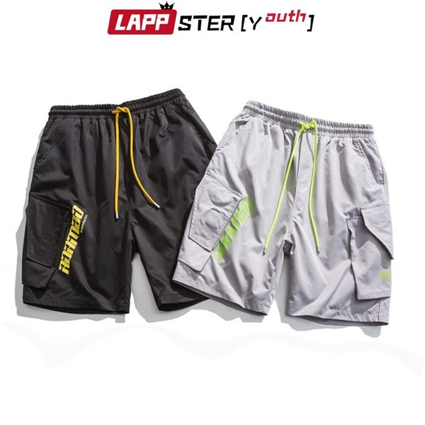 men streetwear sweat shorts summer japanese running function korean hip hop joggers 210420, White;black
men streetwear sweat shorts summer japanese running function korean hip hop joggers 210420, White;black