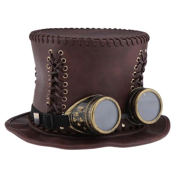 party masks adults steampunk gear punk flat hat with goggle retro victorian fancy dress accessories
party masks adults steampunk gear punk flat hat with goggle retro victorian fancy dress accessories