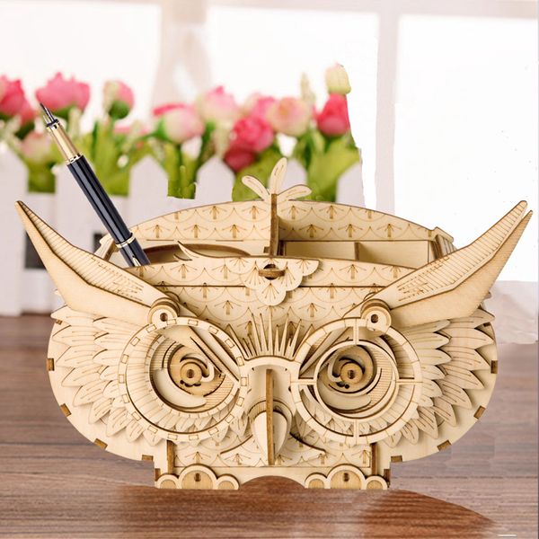diy owl box storage box 3d wooden puzzle toys assembly model desk decor toys for children tg405
diy owl box storage box 3d wooden puzzle toys assembly model desk decor toys for children tg405