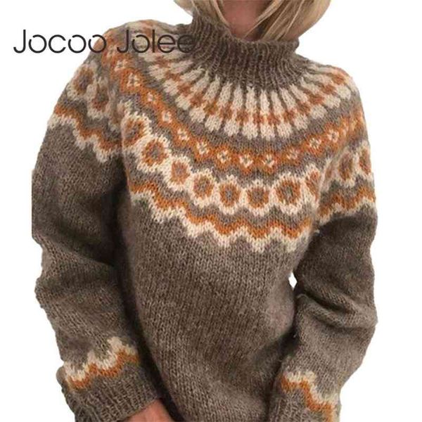 vintage turtleneck sweater bohemain style loose pullover women casual harajuku knitting autumn jumpers 210416, White;black
vintage turtleneck sweater bohemain style loose pullover women casual harajuku knitting autumn jumpers 210416, White;black