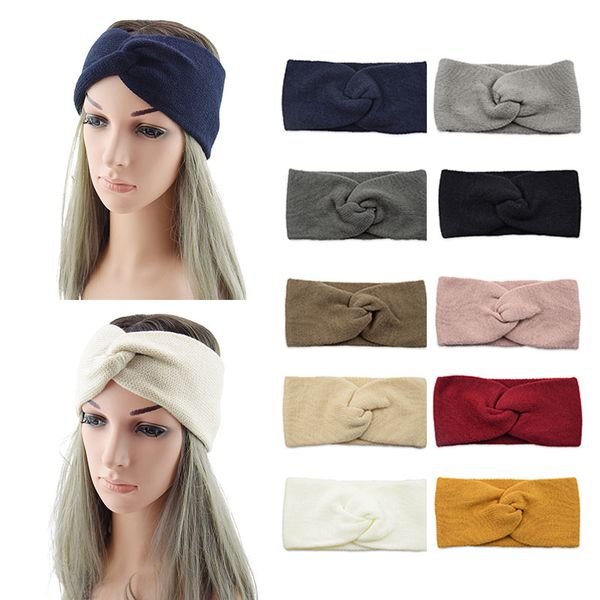 winter woolen cross knot headbands for women soft twisted elastic hairbands solid color turban headwrap girls hair accessories, Silver
winter woolen cross knot headbands for women soft twisted elastic hairbands solid color turban headwrap girls hair accessories, Silver