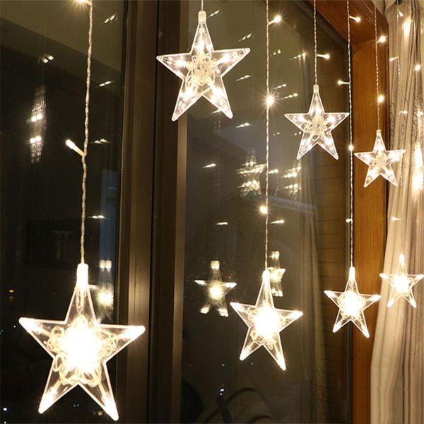 party decoration us/eu/uk plug 2.5m led christmas star curtain string light fairy outdoor indoor garland wedding holiday
party decoration us/eu/uk plug 2.5m led christmas star curtain string light fairy outdoor indoor garland wedding holiday