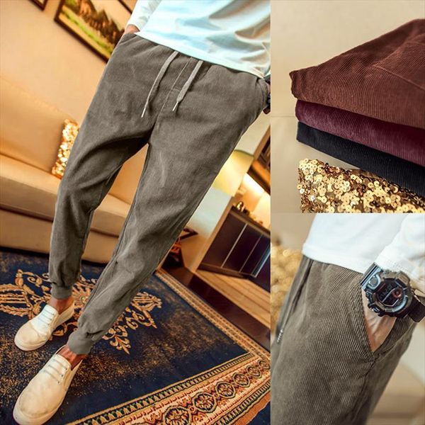 elastic waist corduroy casual trousers women pants japanese plus size joggers sweatpants, Black
elastic waist corduroy casual trousers women pants japanese plus size joggers sweatpants, Black