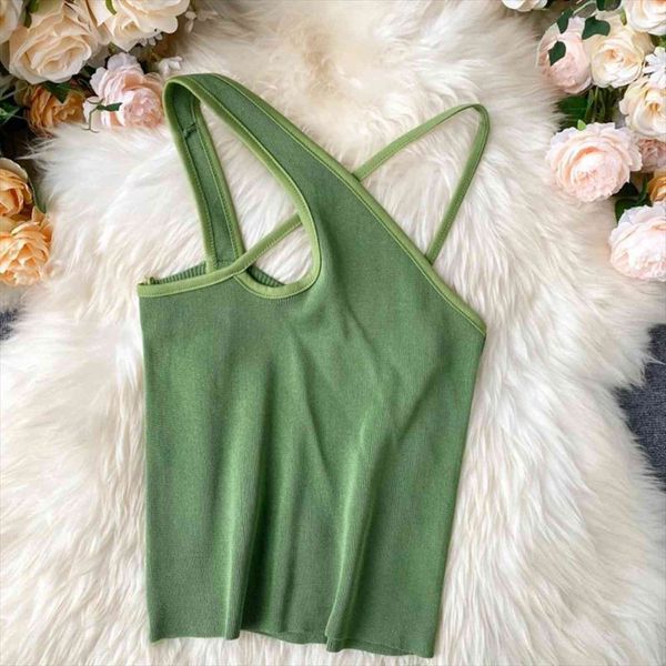 cross slim camisole womens cami summer hollow out streetwear sleeveless crop solid color cotton basic women, White
cross slim camisole womens cami summer hollow out streetwear sleeveless crop solid color cotton basic women, White