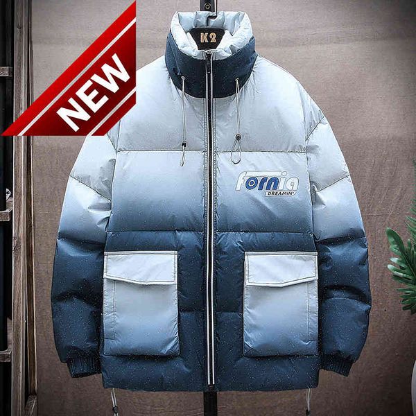 duck down jacket men short parkas winter white coat fashion clothing fur collar long thicken warm 2021, Black
duck down jacket men short parkas winter white coat fashion clothing fur collar long thicken warm 2021, Black