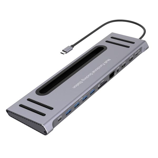 in 1 usb c hub, multifunctional docking station includes pd + 2xhdmi 3.55mm audio rj45 sd/tf 4xusb3.0 stations
in 1 usb c hub, multifunctional docking station includes pd + 2xhdmi 3.55mm audio rj45 sd/tf 4xusb3.0 stations