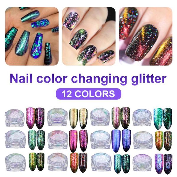 nail glitter 1 box color changing mirror powder chameleon art sequins manicure chrome flakes pigment dust, Silver;gold
nail glitter 1 box color changing mirror powder chameleon art sequins manicure chrome flakes pigment dust, Silver;gold