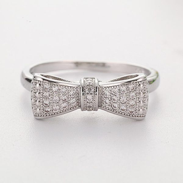 wedding rings elegant bow crystal ring engagement jewelry accessories for women silver color bands valentine's day gift, Slivery;golden
wedding rings elegant bow crystal ring engagement jewelry accessories for women silver color bands valentine's day gift, Slivery;golden