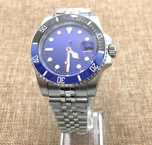 wristwatches 40mm blue dial luminous sports men's watch automatic mechanical stainless steel case bracelet ceramic bezel, Slivery;brown
wristwatches 40mm blue dial luminous sports men's watch automatic mechanical stainless steel case bracelet ceramic bezel, Slivery;brown