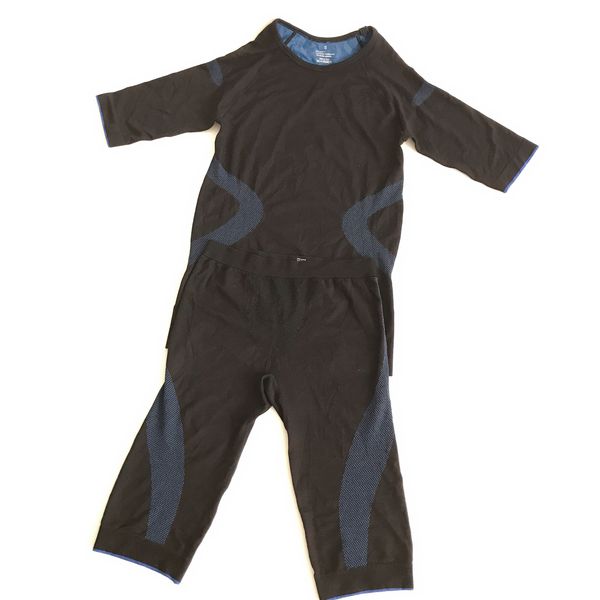 ems suit miha underwear with 47% lyocell+24% polypropylen+21% polyamide+8% elastan for ems device
ems suit miha underwear with 47% lyocell+24% polypropylen+21% polyamide+8% elastan for ems device
