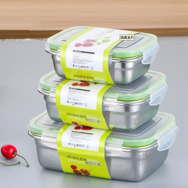dinnerware sets stainless steel crisper box storage container rectangular lunch bento kitchen
dinnerware sets stainless steel crisper box storage container rectangular lunch bento kitchen